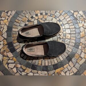 Ugg Australia Marrah Black Leather Moccasins